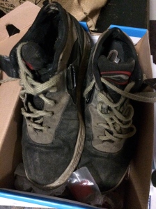 Old bike shoes